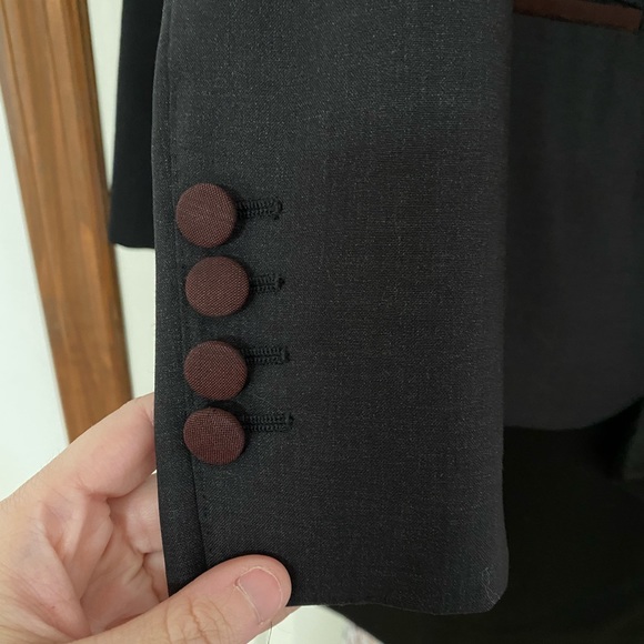 🚫SOLD🚫 Dolce & Gabbana Charcoal/Wine Blazer IT 42 EUC - Picture 6 of 6